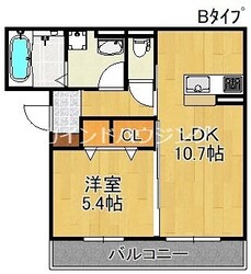 D-roomフォルチェの物件間取画像